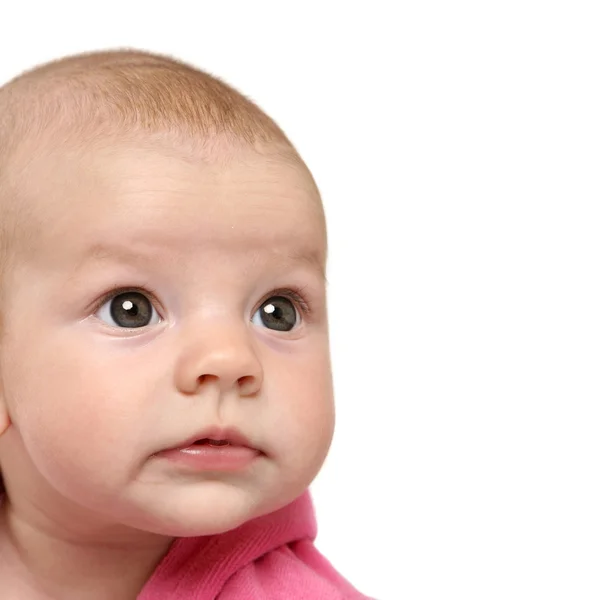 Close-up retrato de bebê adorável — Fotografia de Stock