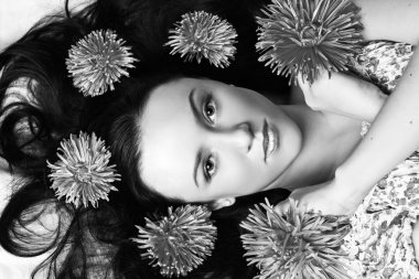 muhteşem bir esmer portresi