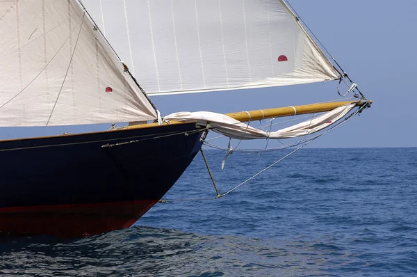 Näbb-chef för klassiska segelfartyg — Stockfoto