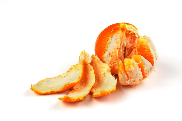 stock image Half cleared tangerine