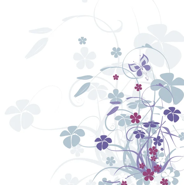 Arka plan ile çiçek — Stok Vektör