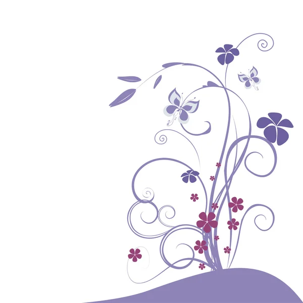 Фон з квіткою — стоковий вектор