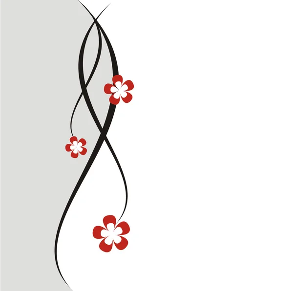 Фон з квіткою — стоковий вектор