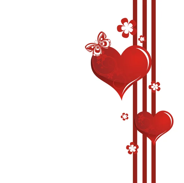 Открытка ко Дню Святого Валентина — стоковый вектор