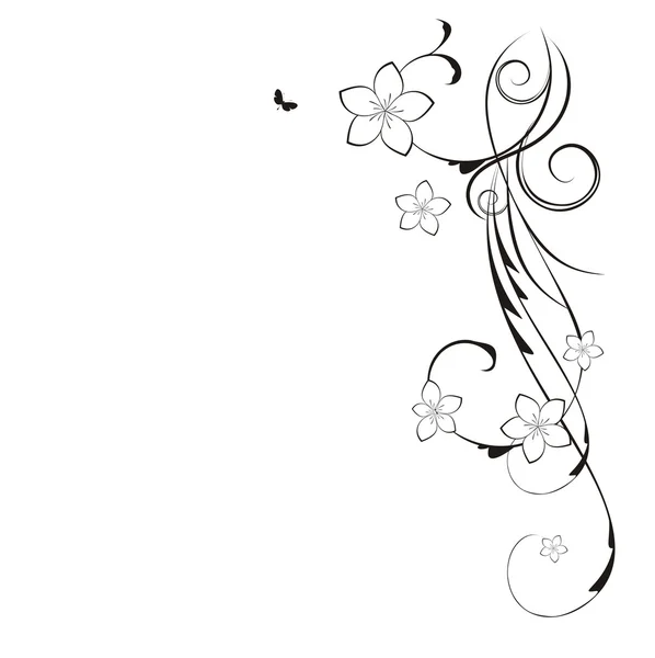 Flores bakgrund — Stock vektor
