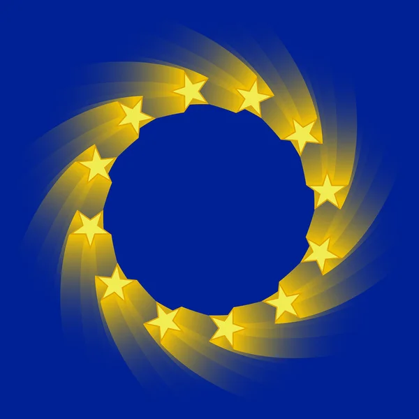 欧州連合旗 — ストック写真