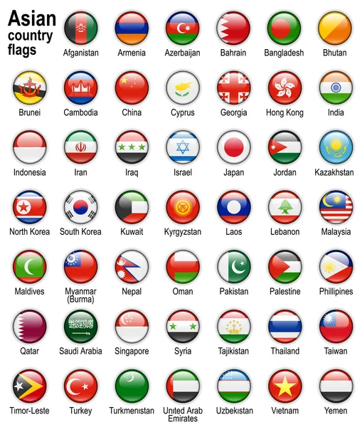 Botões web de bandeira — Fotografia de Stock