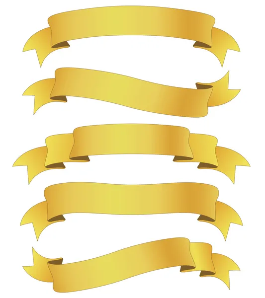 Altın şeritler — Stok fotoğraf