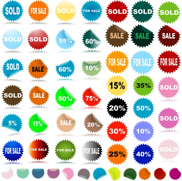 Aufkleber verkaufen — Stockfoto