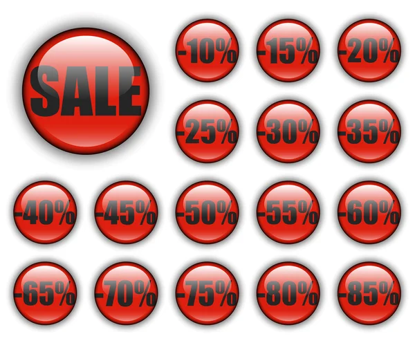 Discount web buttons — Stock Photo, Image