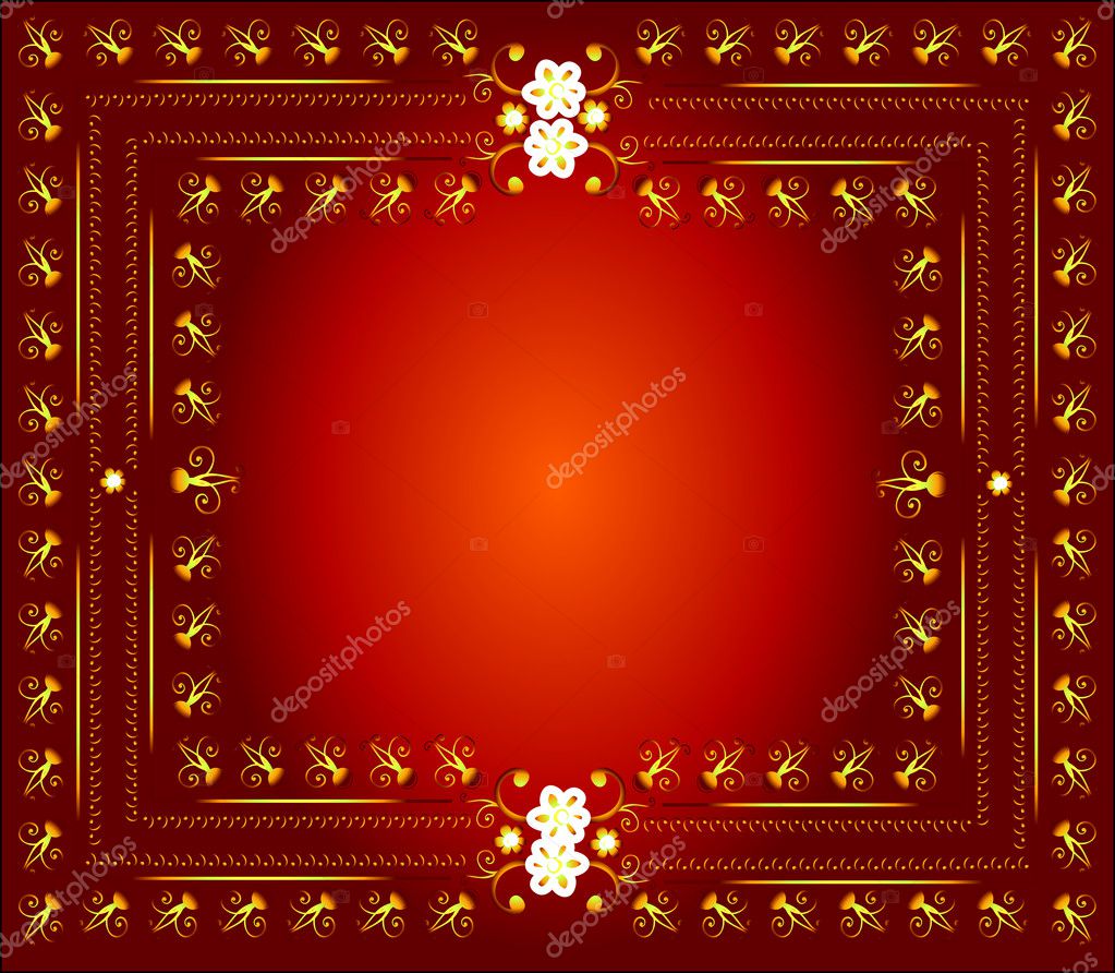 Floral frame