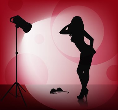 Female silhouette clipart