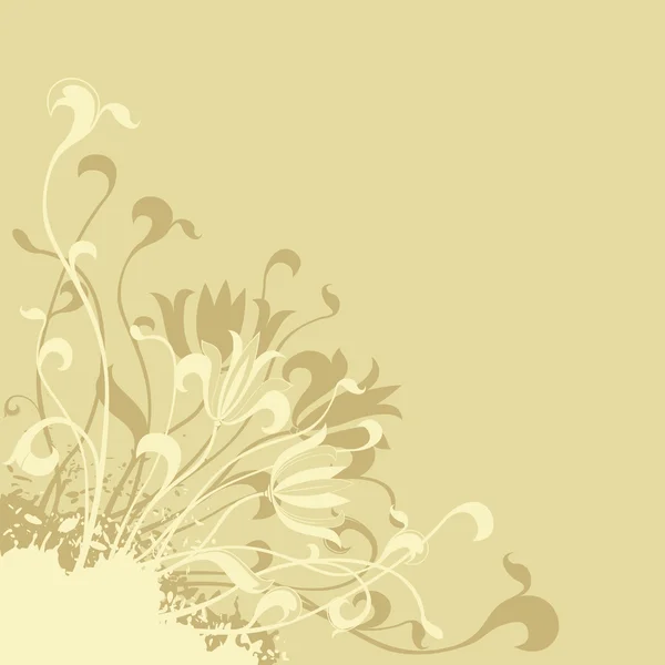 Гранж цветочный фон — стоковое фото