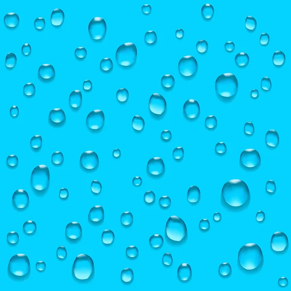 Transparante waterdruppels — Stockfoto