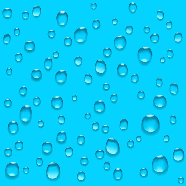 Transparent water drops — Stock Photo, Image