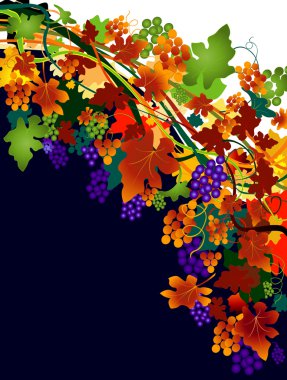 Autumn background clipart