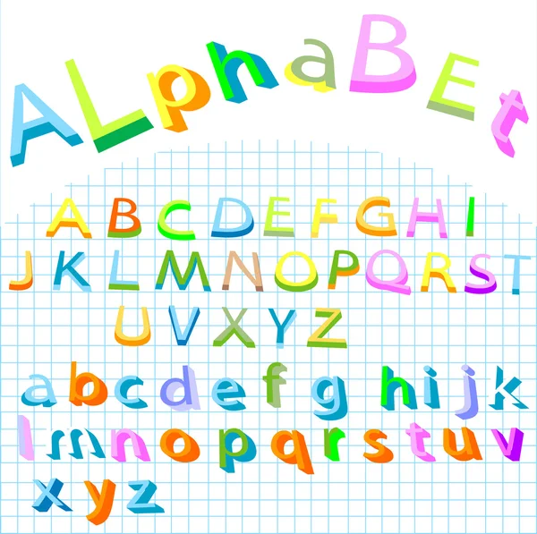 Alfabeto — Foto Stock