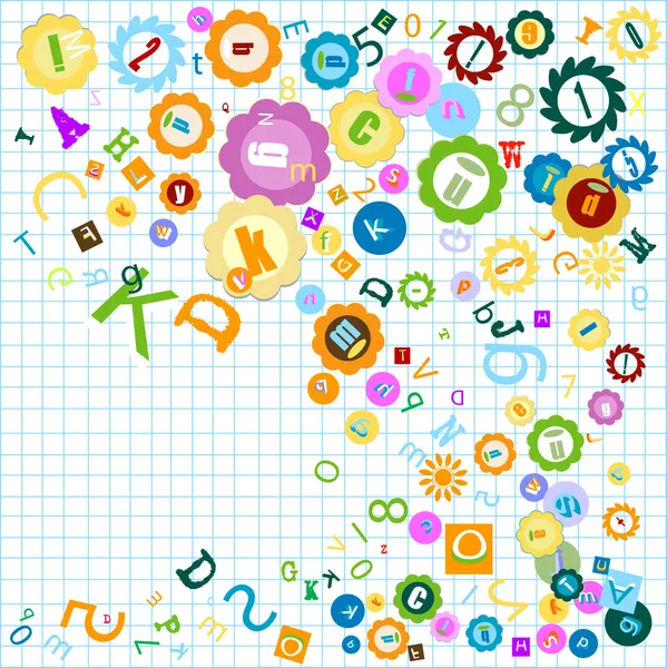 stock image Colorful alphabet
