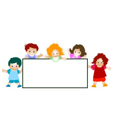 Happy kids clipart