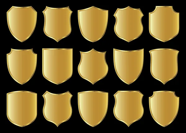 Shield design set — Stock Photo, Image