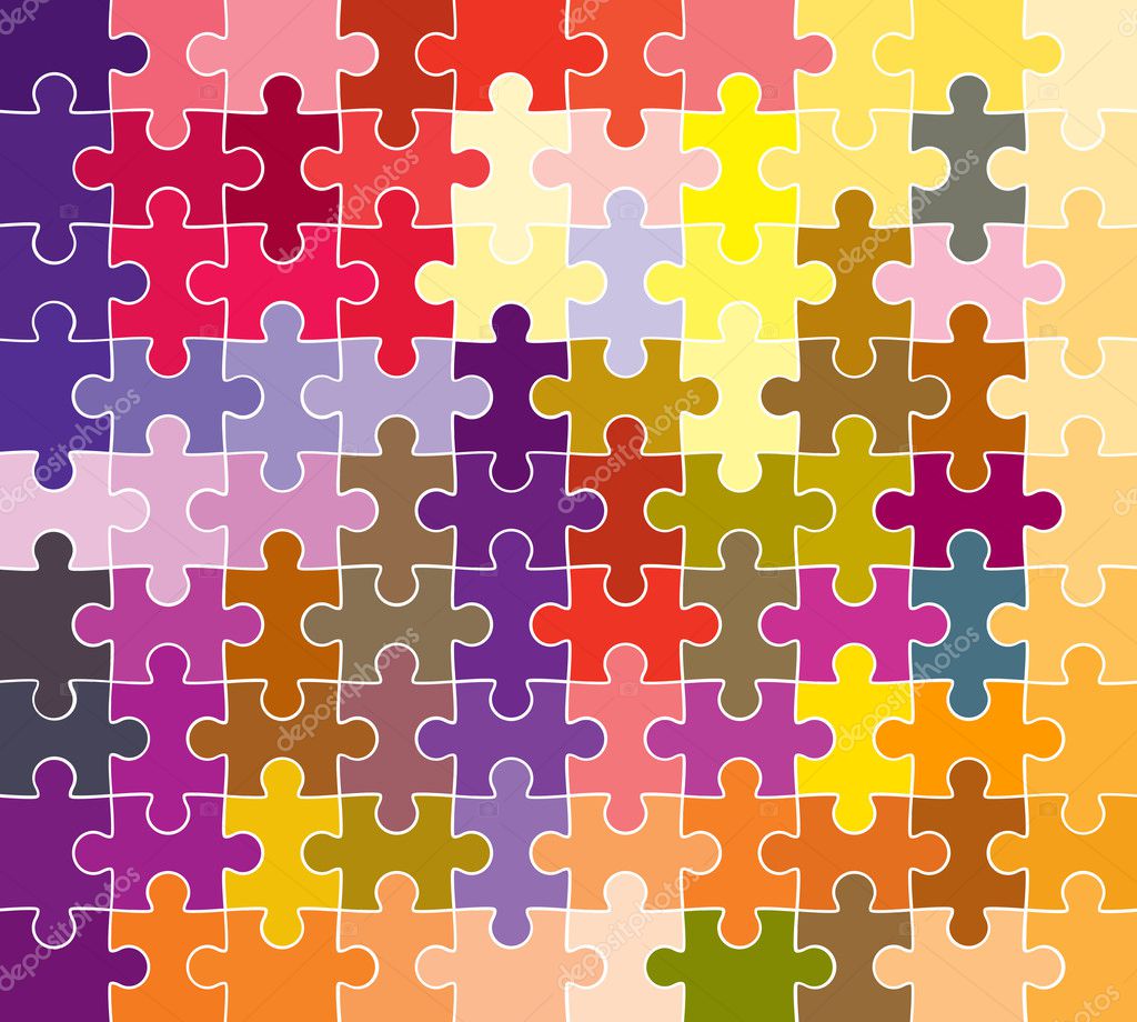 Jigsaw puzzle pattern — Stock Photo © dip2000 #1775490