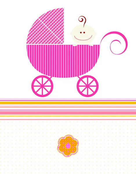 Baby announcement — Stock Photo, Image