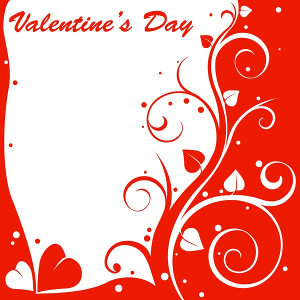 Sevgililer günü kartı tasarımı — Stok fotoğraf