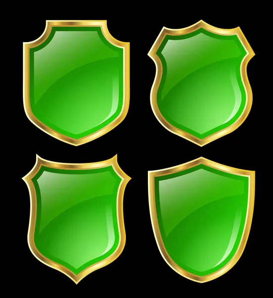 Conjunto de design de escudo — Fotografia de Stock