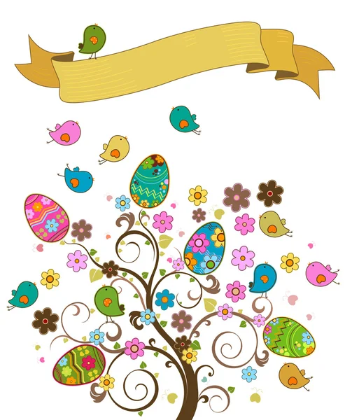 Wielkanoc drzewo — Zdjęcie stockowe