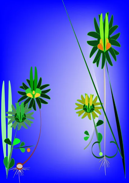 Skurrile Blumen — Stockfoto