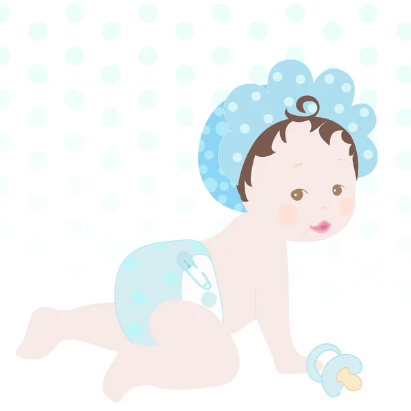男の赤ちゃん — ストックベクタ