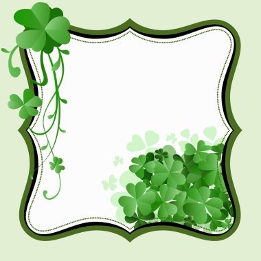 St. Patricks Day frame clipart