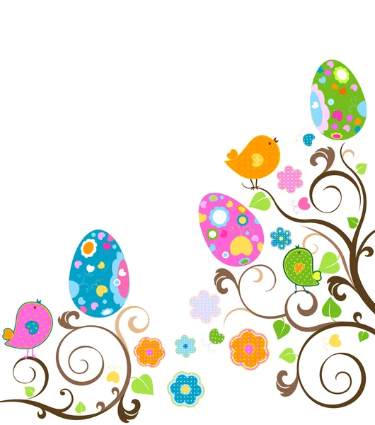 Easter tree — Stock Vector