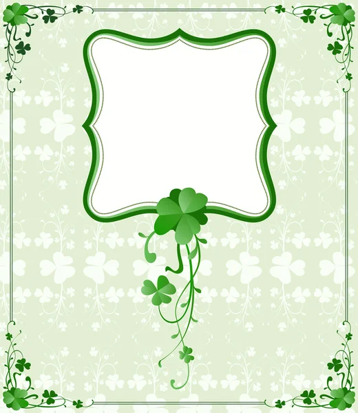 Cadre de la Saint-Patrick — Image vectorielle