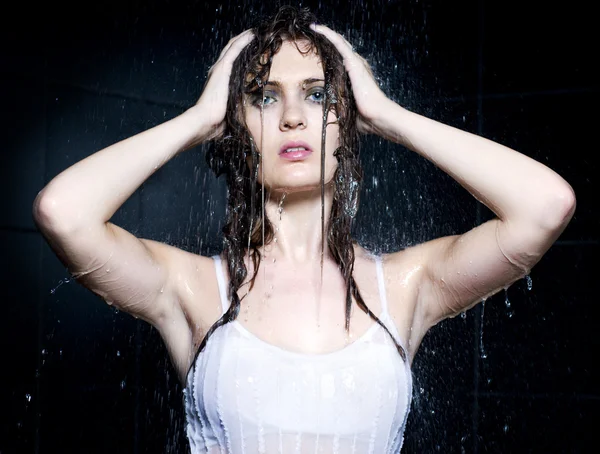 Wet woman — Stock Photo, Image