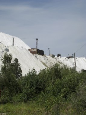 Yaz aylarında kar dağ