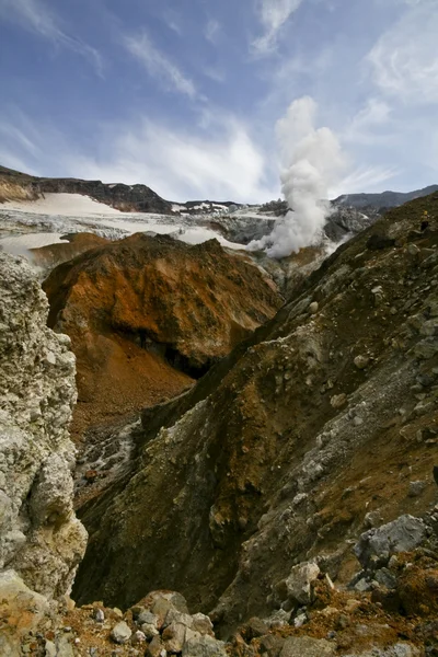 Cratere vulcanico — Foto Stock