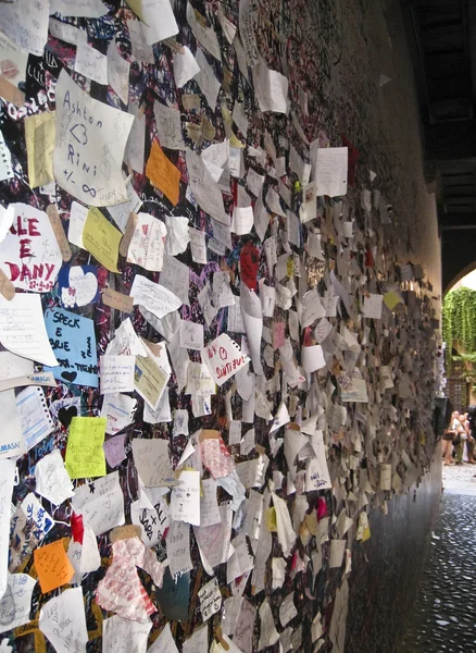 stock image Declaration of love notes