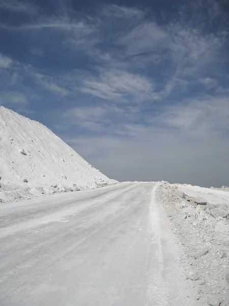 Biała droga — Zdjęcie stockowe