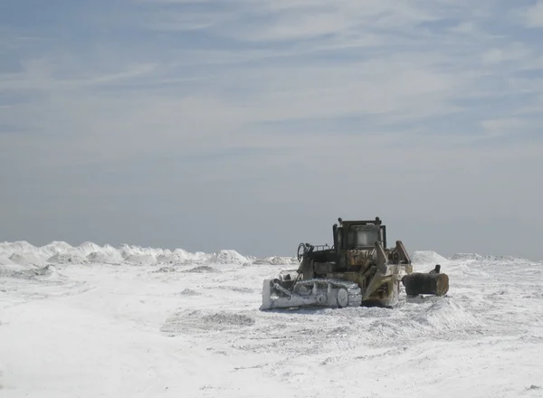 stock image A machine on a white surface