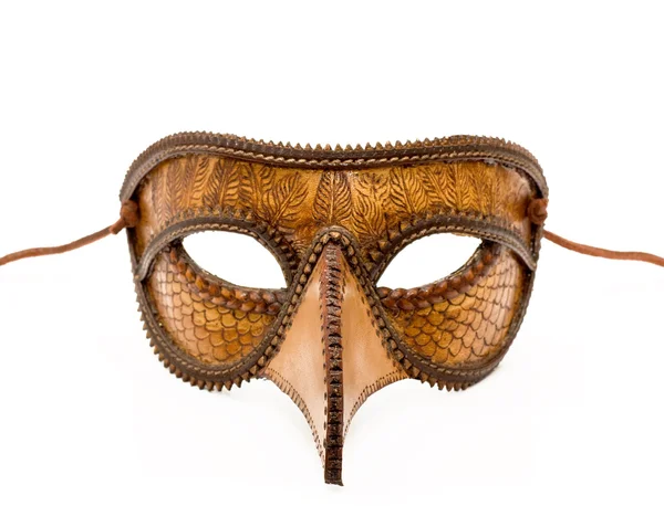 Demi masque italien en cuir — Photo