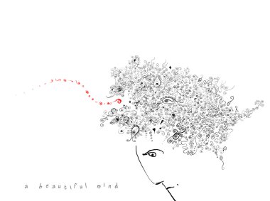 Beautiful mind clipart