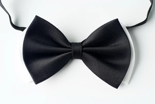 Černá a Bílá kravata — Stock fotografie