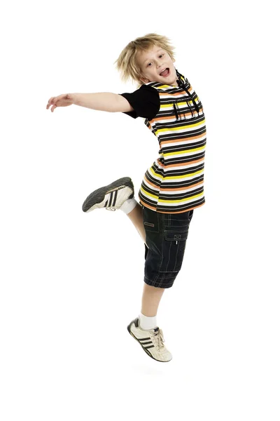 Jumping boy — Stock Photo, Image