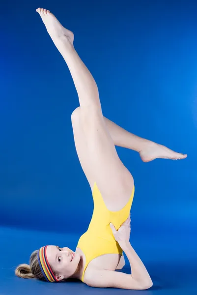 Gymnastic exercise — Stock Photo, Image