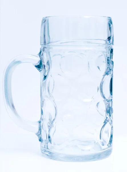 Empty beer goblet — Stock Photo, Image