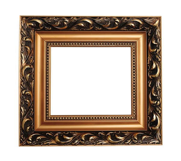 Antique empty picture frame — Stock Photo, Image