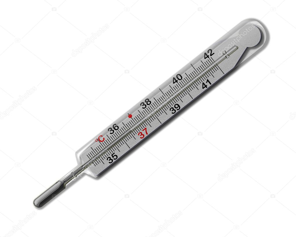 Mercurial thermometer (36,6)