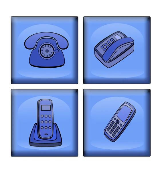 Variantes de telefone — Fotografia de Stock