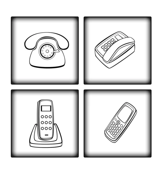 Παραλλαγές του τηλεφώνου — Φωτογραφία Αρχείου